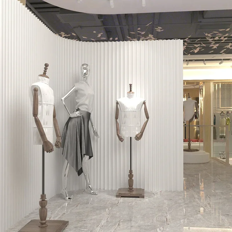 Nordic Fashion Waterproof Paper Screen Partition Wall Office Baffle Exhibition Clothing Store Live Room Folding Partition Wall