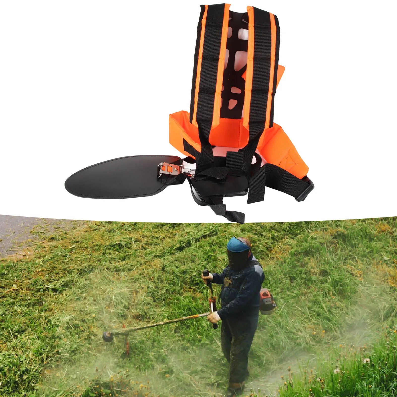 Brush Cutter Strap Lawn Mower Shoulder Strap Ergonomic Adjustable  Brush Cutter Strap Garden Machinery Accessory
