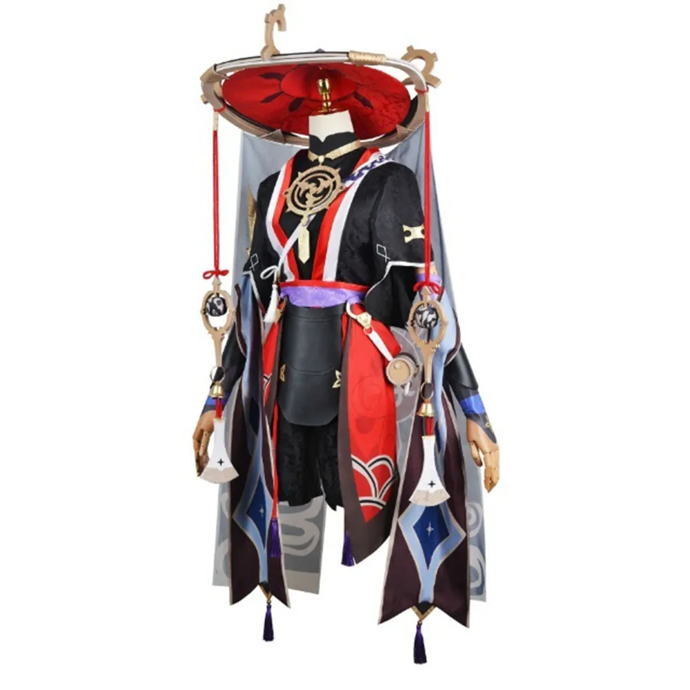 Game Scaramouche Kunikuzushi Balladeer Cosplay Costume Anime Clothes Wig Set Halloween Christmas Clothes