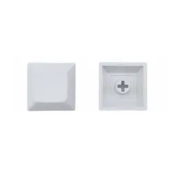 DIY DSA Keycap - Durable, Multi - Color, Blank Design for Personality and Customization (White)