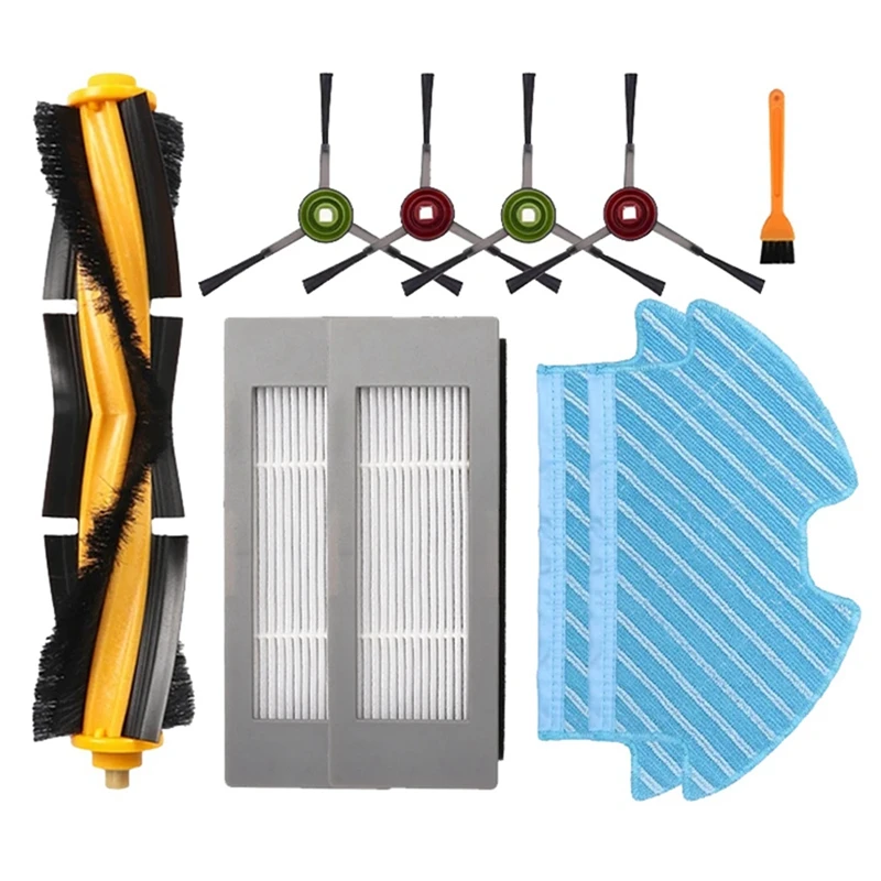 

For Ecovacs Debot OZMO 900 905 DN55 Robotic Vacuum Cleaner Replacement Main Side Brush HEPA Filter Mop Cloths