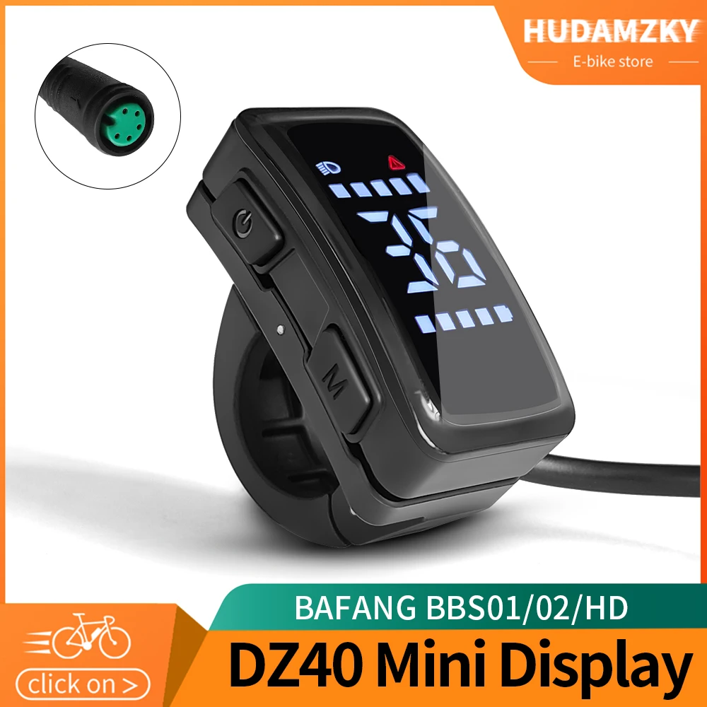 

Мини-дисплей BAFANG DZ40, Интеллектуальный ЖК-экран для электровелосипеда, водонепроницаемый, подходит для BAFANG BBS02B BBS01B BBSHD