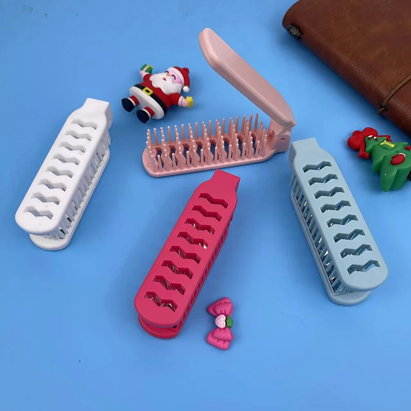 Description Picture 5 of itemPortable Travel Foldable Hair Comb Brush Massage Hair Comb Anti-Static Styling Folding Hair Comb Professional Hairdressing Tools