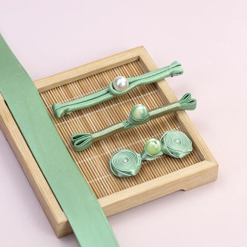 No Ironing Silk Chiffon Ribbon Hanfu Tang Suit Four Fold Press Edge Band for Women's Qipao Clothing Accessories Roll Hem Strip