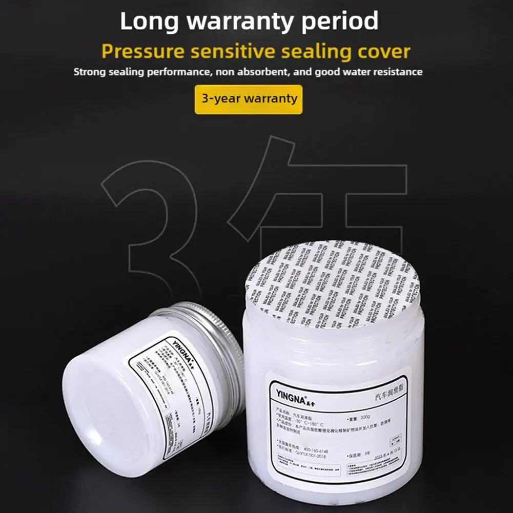 100g Car Sunroof Track Lubricating Grease With Brush For Car Door Abnormal Noise Sunroof Track Antirust Oil Bearing Agent car lubricant grease lubricant