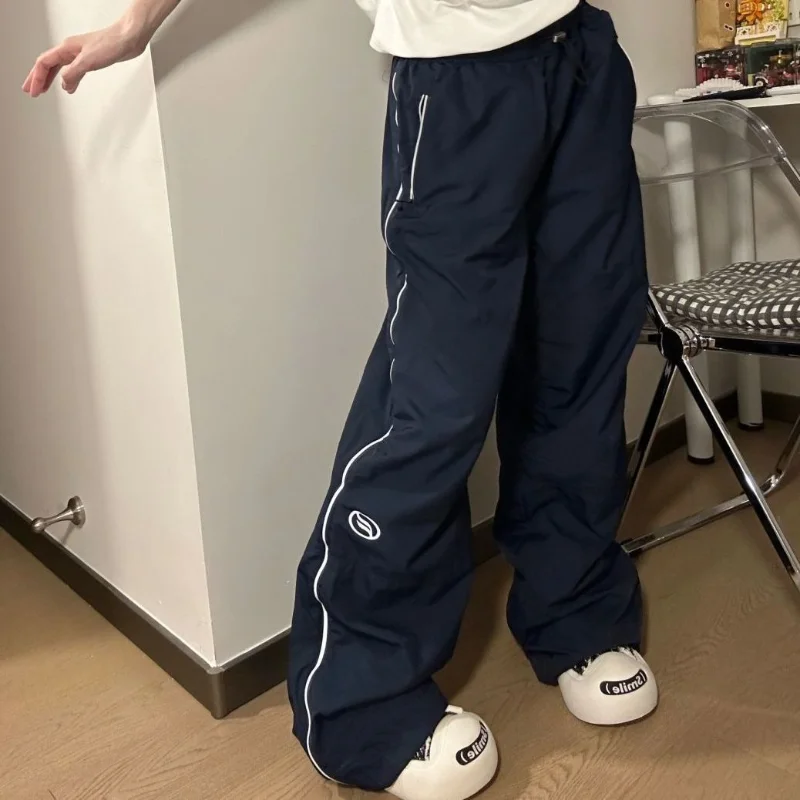 

Deeptown Y2k Harajuku Sports Sweatpants Women Streetwear Korean Fashion Vintage Pants Jogging Wide Leg Trousers Hippie Aesthetic