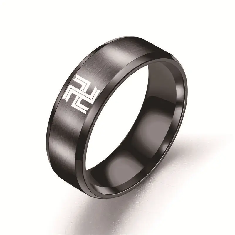 Multicolor Anime Tokyo Revengers Rings stainless steel ring finger ring Sano Manjiro Ryuguji Ken Baji Keisuke Draken Manji Gang Cosplay Steel Ring