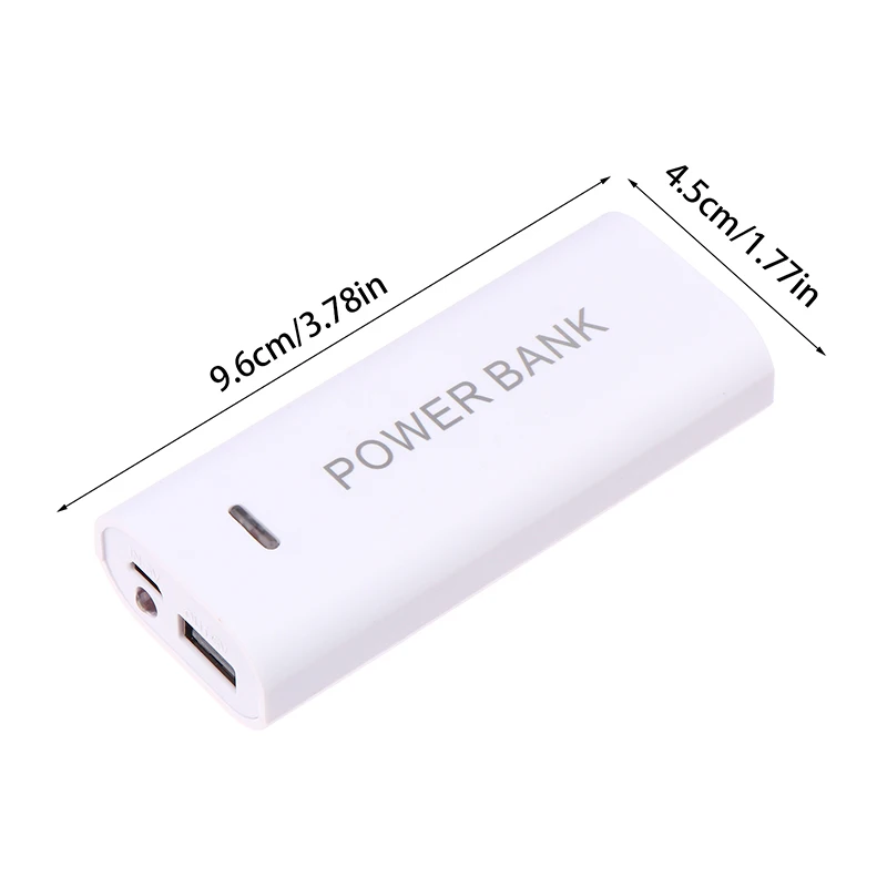 Portable Power Bank Case DIY 2Cell 18650 Battery Box For Smart Phone Charge 5V 1A For 18650 Battery With Indicator Light