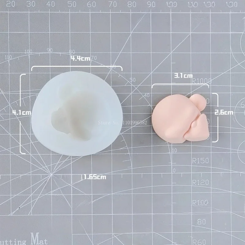 Ultralight Clay Cartoon Doll Silicone Mold - DIY Polymer Clay Animation Character Tool