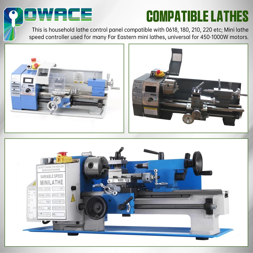 Mini lathe Main Control Board CJ0618 CD WM210 Circuit Board