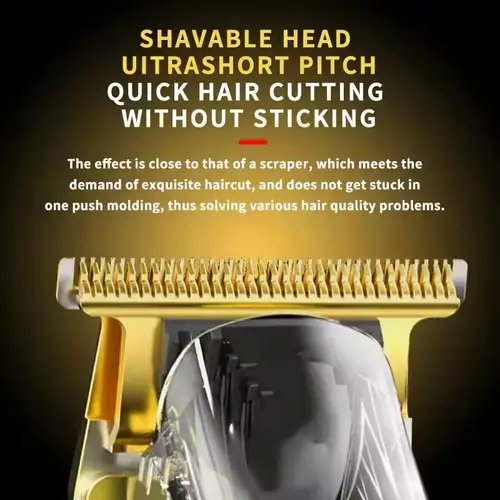 Kemei Mens Hair Trimmer 2in1 Grooming Kit Beard Trimmer Professional Electric Razor Shaver Barber Clipper Hair Cutting Machine - Image 2
