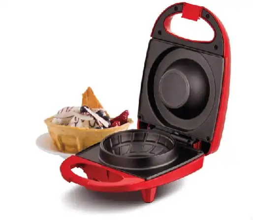 Rise By Dash Mini Waffle Bowl Maker for Ice Cream, Other Sweet