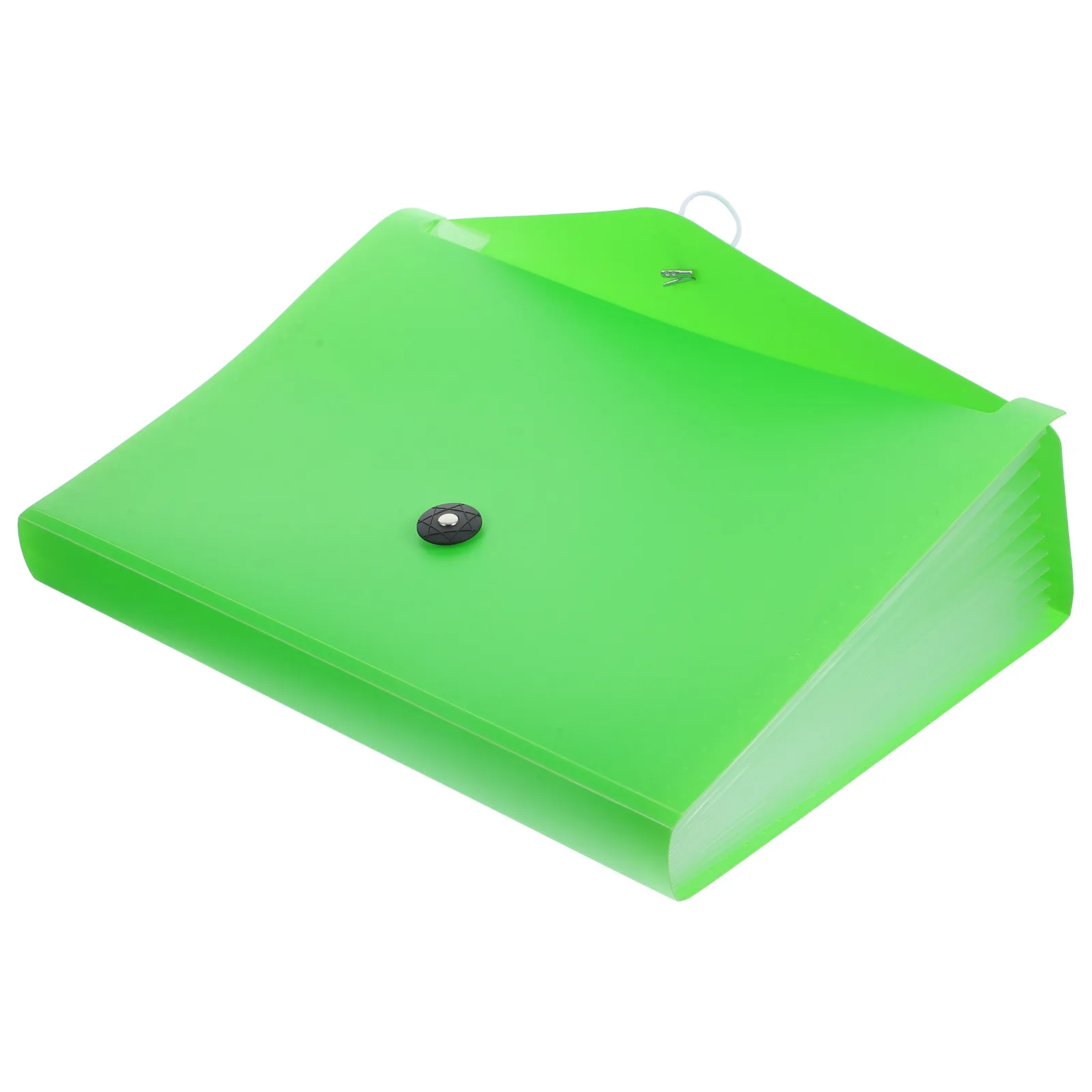 컬러풀한 디바이더가 있는 아코디언 파일 폴더 정리함, 휴대용 확장형 문서 홀더 (세무서류, 계약서, 청구서용)