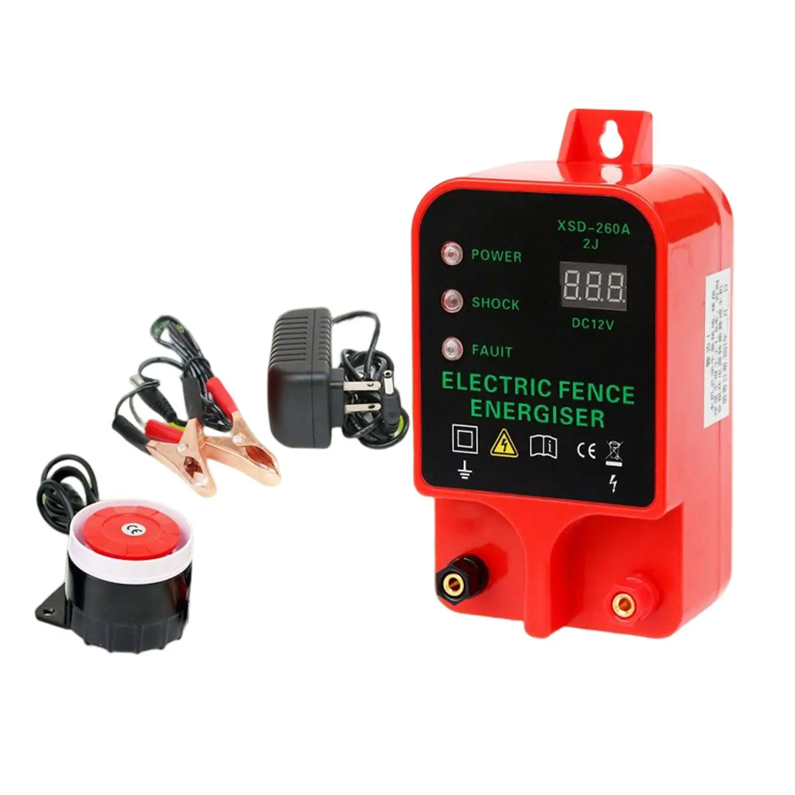 10kmElectricFenceControllerFenceEnergizerSheepHorseCattlePoultryFenceToolHigh