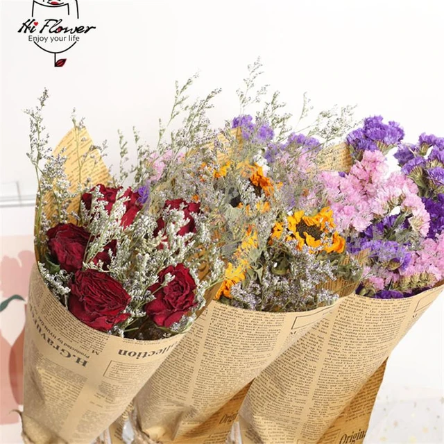 Flores Preservadas Naturales Dried Preserved Flowers Gypsophila Baby's  Breath Flower Bouquet Gift for Wedding Home Decor Props - AliExpress