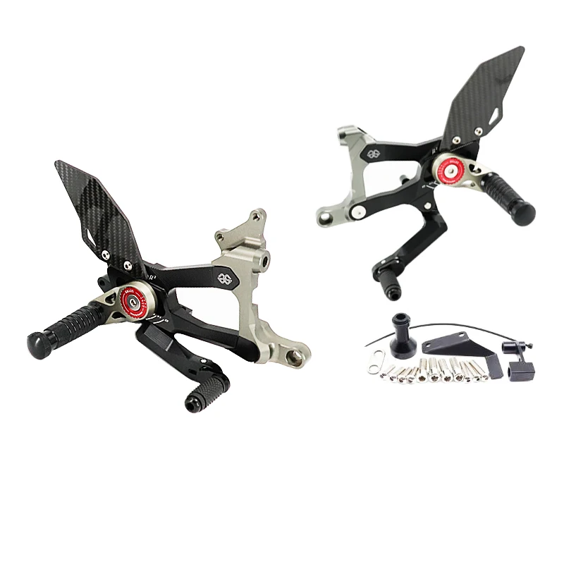 

Комплект ножек для мотоцикла из углеродного волокна, комплекты задних ножек с ЧПУ для Ducati PANIGALE V4S V4 V4R V4 Streetfighter V4