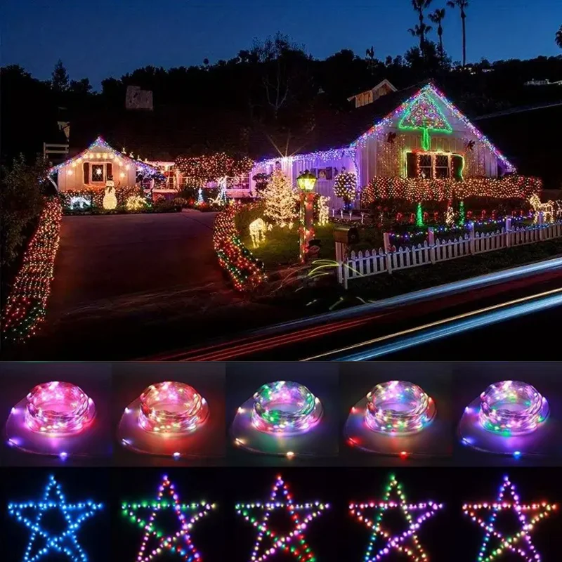 USB-LED-Streifen, dekoratives Licht für Auto und Weihnachten, Halloween, Neujahr, Outdoor, festliche Atmosphäre, Feier – Detail 13