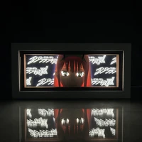 Anime Led Light Box DARLING In The FRANXX Zero Two Desk Lamp for Study Room Decor Lightbox Manga Birthday Gift Table Lamps 02 2