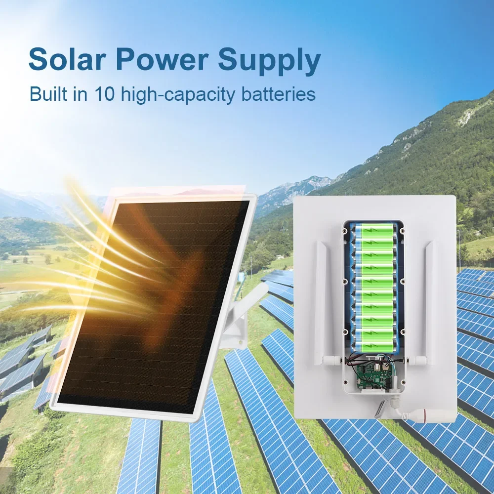 LS VISION 15W Solar Powered WiFi Repeater Outdoor Built-in 25000mAh Battery IP66 Waterproof 2.4Ghz WiFi Extender Signal Booster