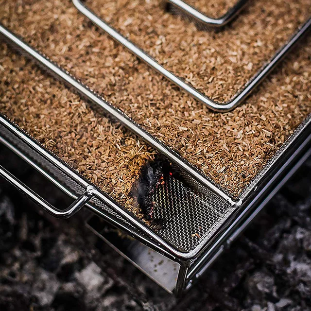 Barbecue Füstdoboz Hideg Füstgenerátor Rozsdamentes Acél Grill Nettó Kültéri Dohányzás Bbq Szerszám Tartozékok Barbacoa - Image 4