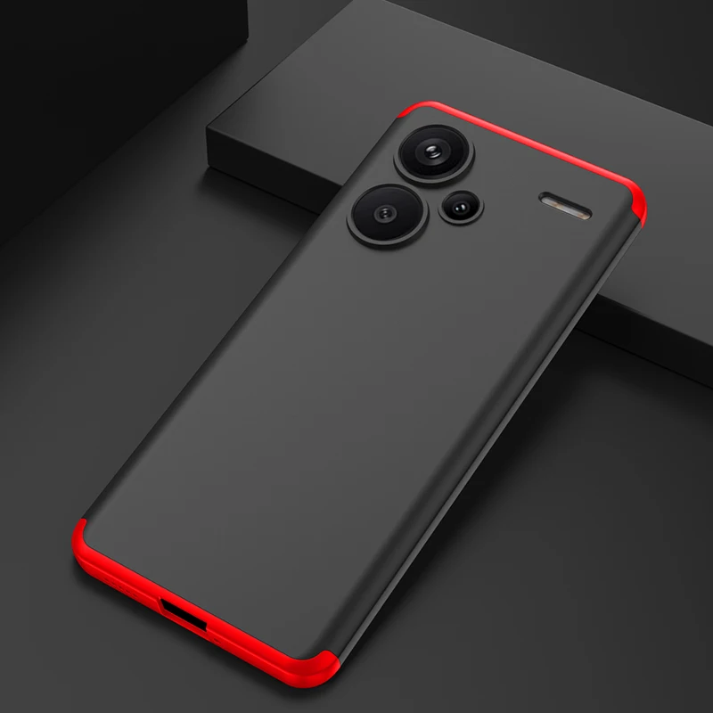 360° Full Protection Matte Shockproof Case - Hard Plastic Cover