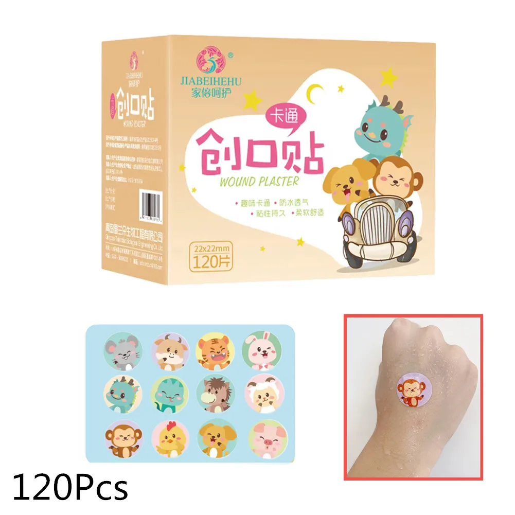 Adhesive Bandages Kids Band Aid Adhesive Children Cartoon Bandages Kids 120pcs Aliexpress