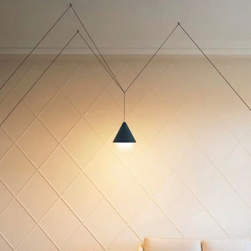 Led Wall Lamp Wall Sconces Light Wall Lamp Modern Wall Lamps Vintage Black For Living Room Bedroom Stairs Long Wire Design Bedside Aisle With Plug Sconce Light Home Decor