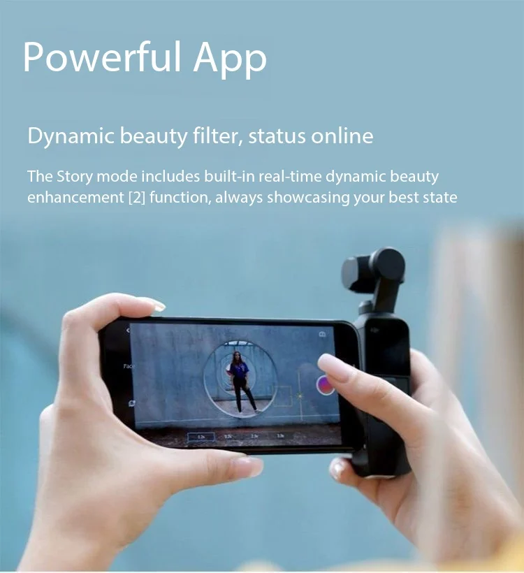 DJI Pocket 1 Boîte Noire - Caméra Stabilisée 4K