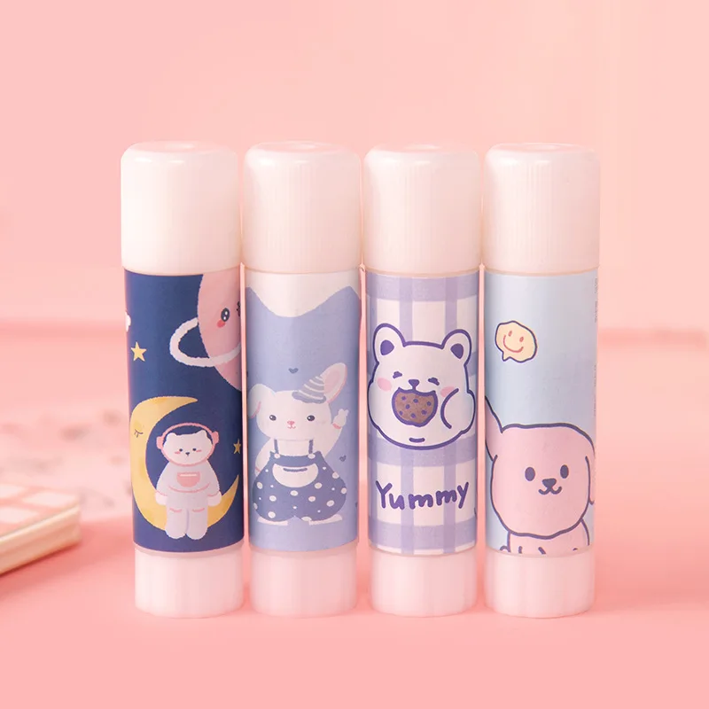 Cute Kawaii Cat Claw Shape Solid Glue Stick, Kawaii Kitsch Office School  Supplies, Adhesive Glue Stick Kawaii Stationary Gluestick for Kids 