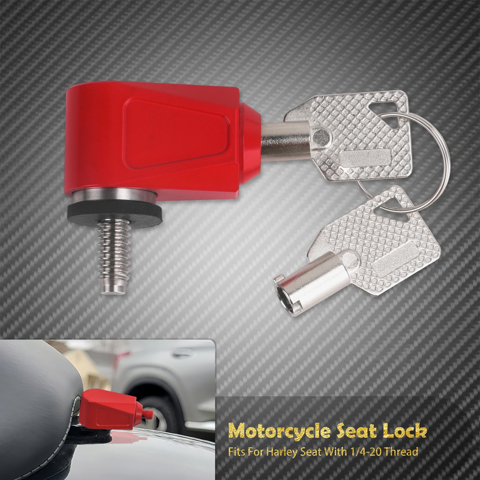 HDBUBALUS Motorfiets harde zadeltas sloten set met sleutels compatibel met Harley Touring Electra Glide