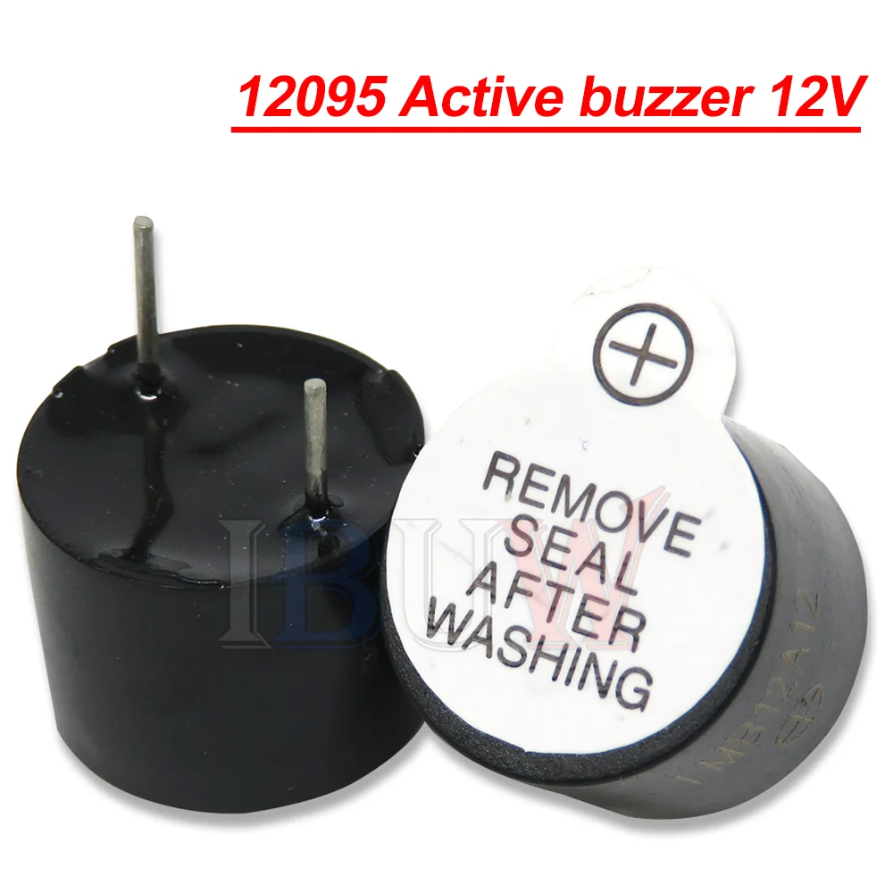 Buzzer piézo électrique 5V 3V 12V pour RC Arduino, montrant la membrane piézoélectrique.