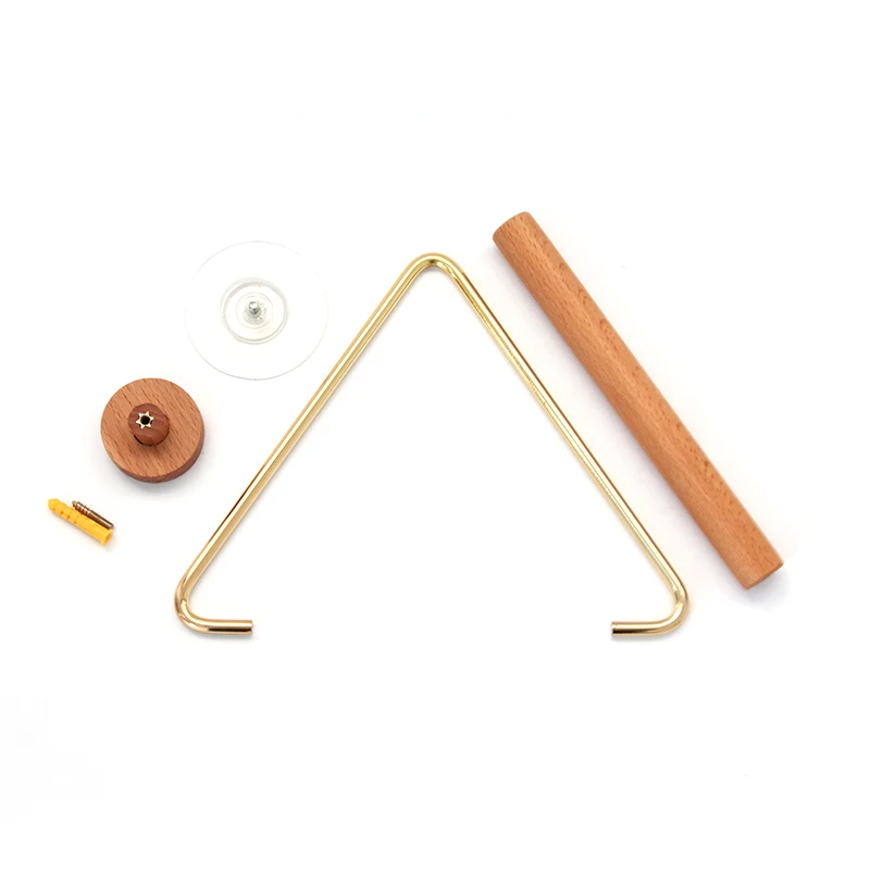 Toilet Paper Towel Dispenser Wooden Paper Roll Holder for Bathroom Contact Holder Household Storage Rack