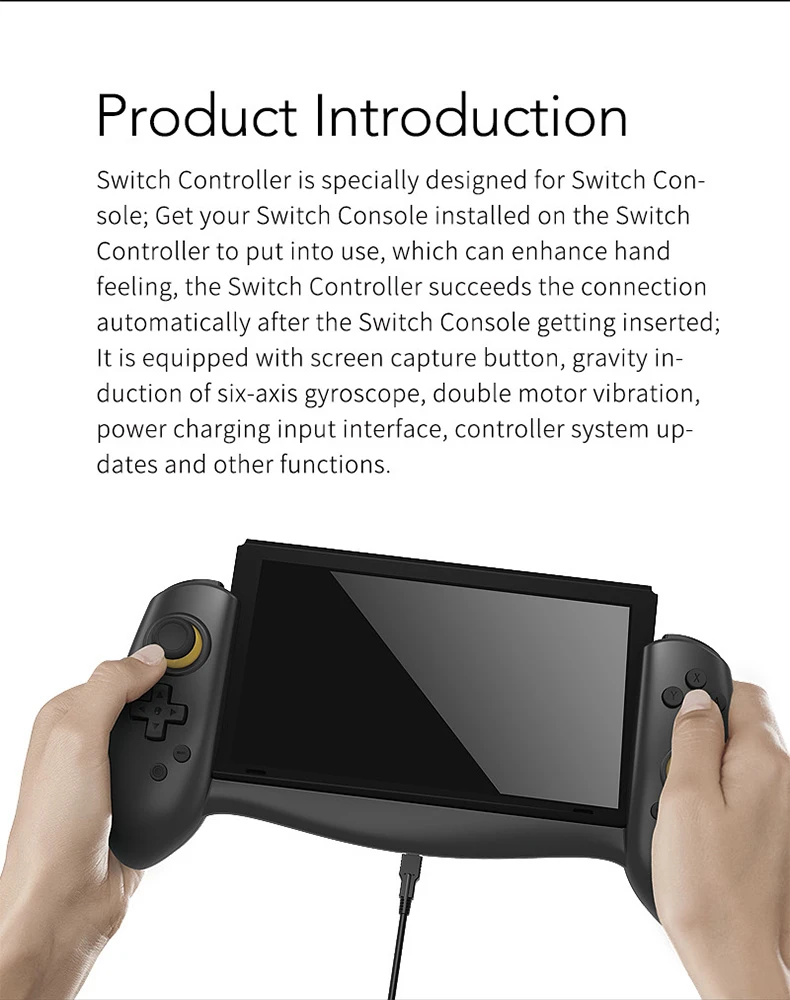 DOBE Switch Console Grip Controller fit for Nintendo Switch Game Accessories