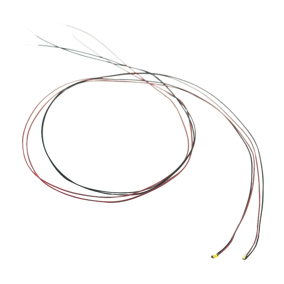 XXFFD. 10. 0pcs. LED Cablato SMD 0402 0603 0805 1206 3V Modelli Della Lampada Train Micro Litz Pre-saldati For Giocattoli Fai Da Te Illuminazione - Foto 9