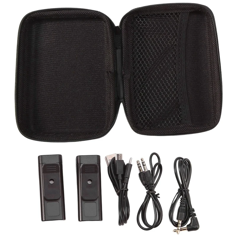 2X UHF Wireless In-Ear Monitor System Digital Sound Stage Sound Card Transmitter Receiver, 1 Receiver 1 Transmitter