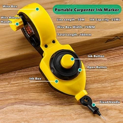 Professional Construction Chalk and Ink Marker for Woodworking and Carpentry (Style B)