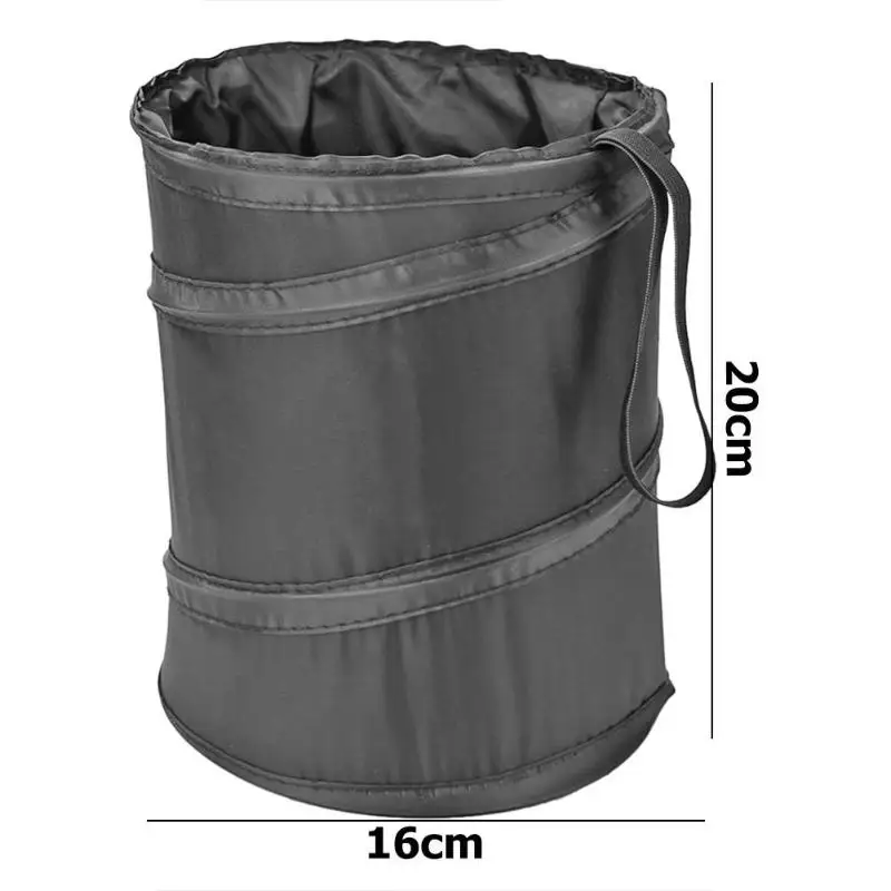 Folding Trash Can For Car Storage Busket Oxford Fabric Rubbish Container For Waste Organizer Holder Universal Garbage Can Bin trash can