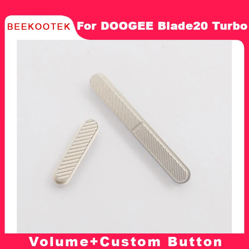 새로운 DOOGEE Blade20 Turbo 좌우 장식 부품 중간 금속 프레임 볼륨 맞춤형 측면 버튼 DOOGEE Blade 20 Turbo용