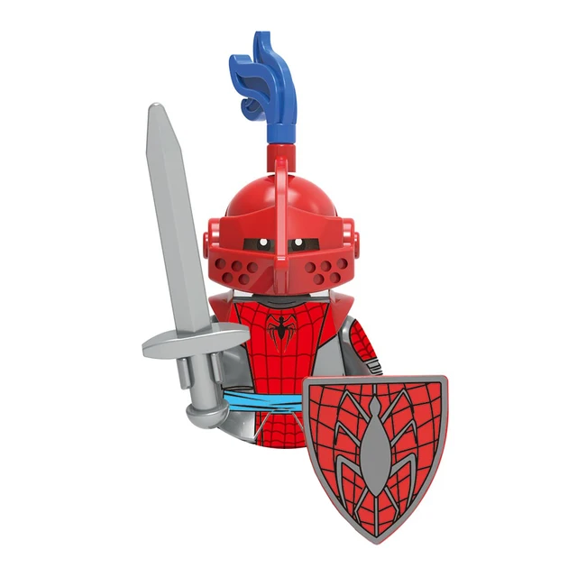 Brand DISNEY Spiderman Spider-Gwen Building Block Doctor Octopus Mysterio Miles Morales Lizard Electro Action Figure Kid Toys M-X1457