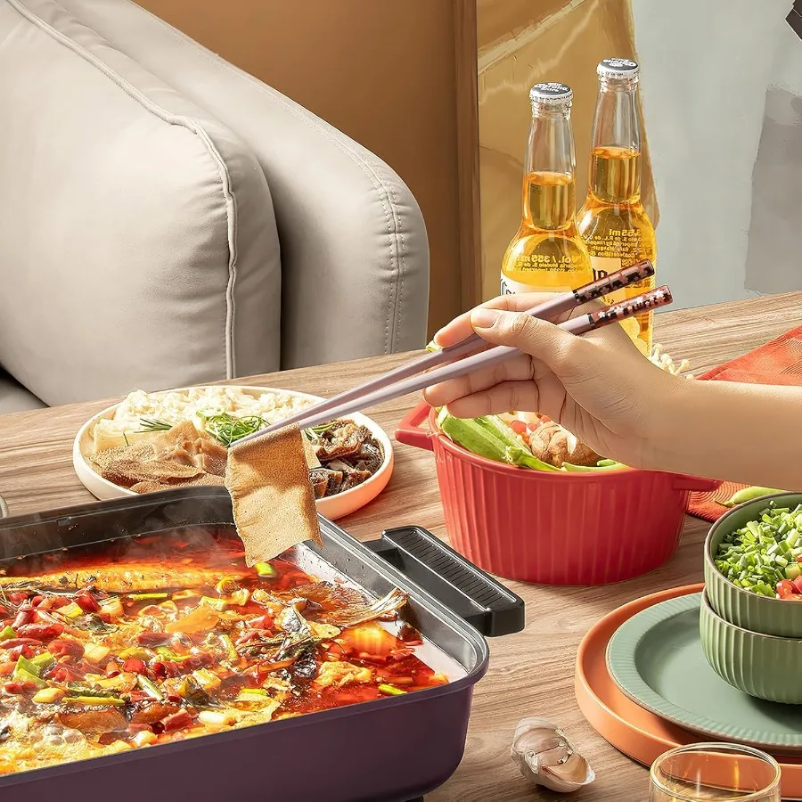 Lightweight Reusable Fiberglass Chopsticks 5 Pairs