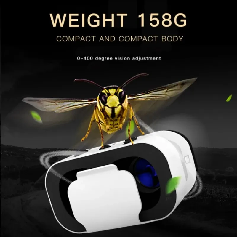 VR Glasses 3D VR SHINECON G05A Headset Headmounted Virtual Reality Adjustable for 4.76inches Android Smart Phones