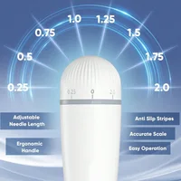 Bio 120 aiguilles 0,2 mm – Derma Stamp réglable, outil portable de massage du cuir chevelu et de soin de la peau pour le visage, le cuir chevelu, la barbe et le corps 3