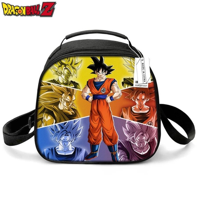 Dragon Ball Z Lunch Bags Travel Thermal Breakfast Box Kids Anime Harajuku Conveniente Lunch Box Tote Food Bags Borsa Per Il Ghiaccio Portatile