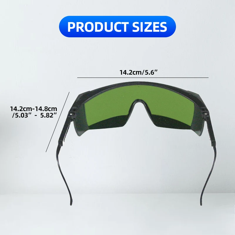 1PC Laser Protection Goggles 200nm-2000nm Laser Safety Glasses IPL-2 OD+4 Stylish Protective Glasses
