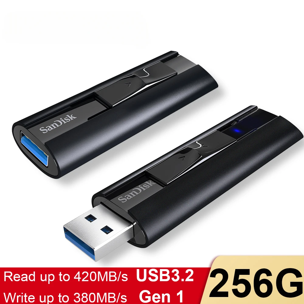 SanDisk Extreme PRO USB 256GB Solid State Flash Drive 128GB