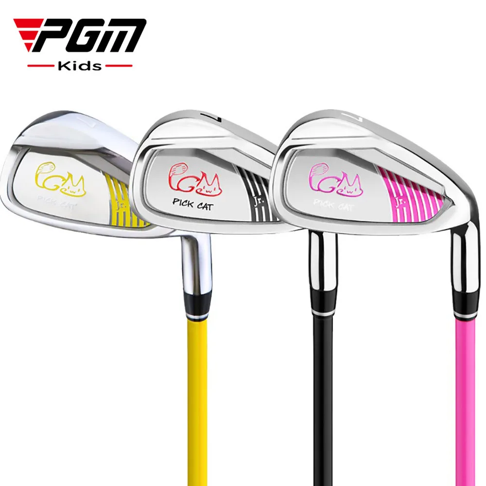 

Pgm Golf Club Training Supplies Irons Boys Girls 7-Iron Kids Beginners JRTIG007 Ultra-light Highly Elastic Carbon Rod Shaft
