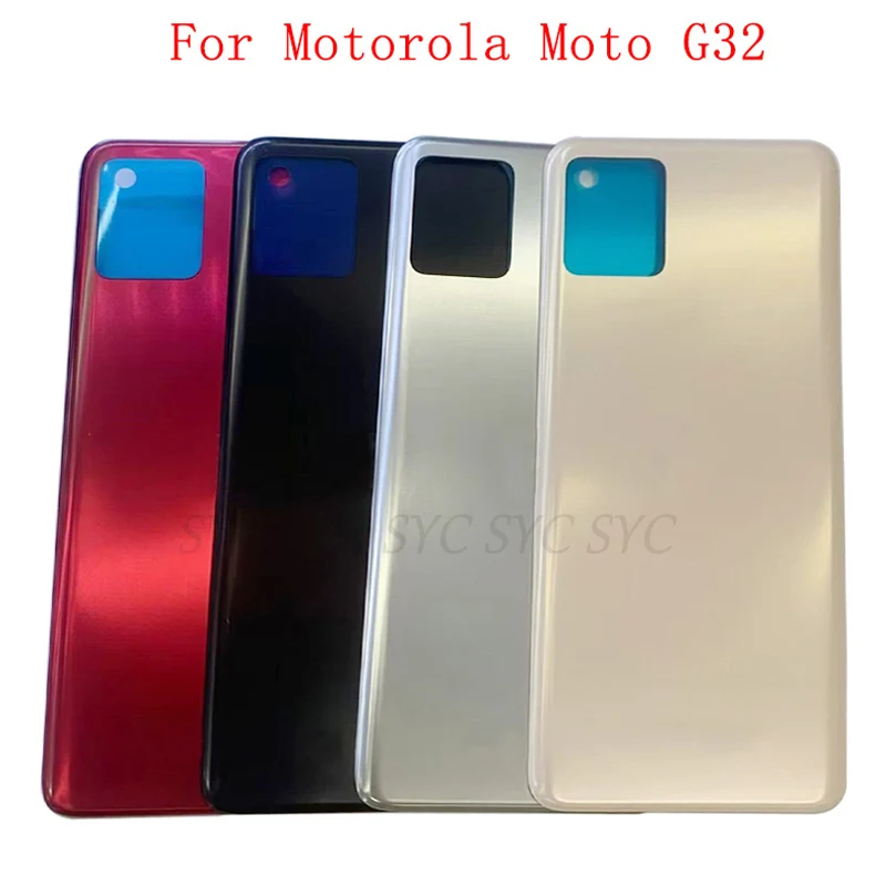 

Крышка батарейного отсека, задняя крышка корпуса для Motorola Moto G32, задняя крышка с логотипом, запасные части