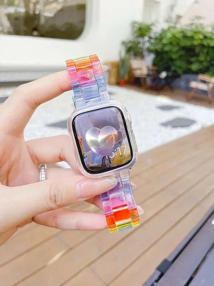 Colorful Rainbow Candy Strap