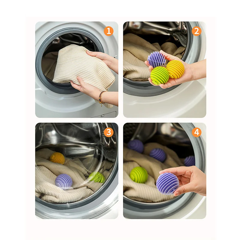 Soft Rubber Laundry Ball For Household Washing Machines Anti Entanglement Laundry Ball Reusable Clothes Washing Cleaning
