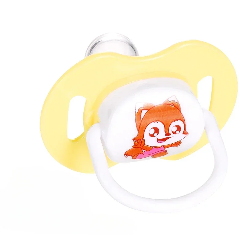 Baby Cartoon Animal Pacifier Set for Children Shower Gift Food Grade Silicone Newborn Teether Baby Pacifier